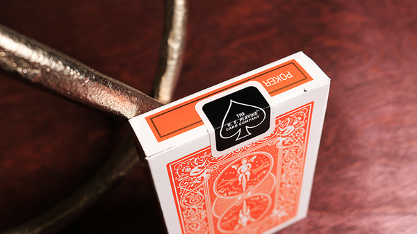 Bicycle Orange Playing Cards  by US Playing Card Co - Got Magic?