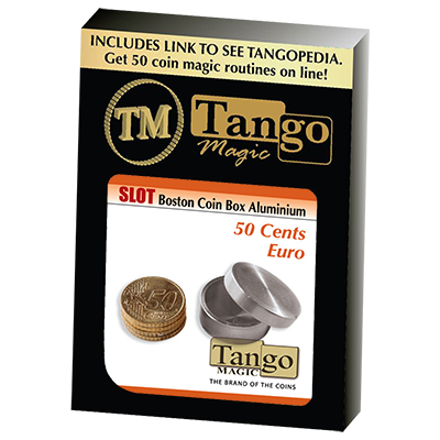 Slot Boston Box 50 cent Euro Aluminum by Tango - Trick (A0016) - Got Magic?