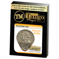 Stretched Coin Quarter Dollar by Tango- (D0095) - Got Magic?