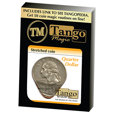 Stretched Coin Quarter Dollar by Tango- (D0095) - Got Magic?