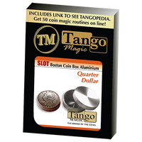 Slot Boston Box Quarter Aluminum by Tango - Trick (A0018) - Got Magic?