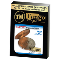 Slippery Expanded Shell (Half Dollar) by Tango-Trick (D0091) - Got Magic?