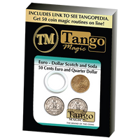 Euro-Dollar Scotch And Soda (50 Cent Euro and Quarter Dollar)(ED001)by Tango-Trick - Got Magic?