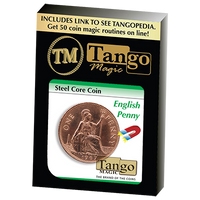Steel Core Coin English Penny (D0031) by Tango - Trick - Got Magic?
