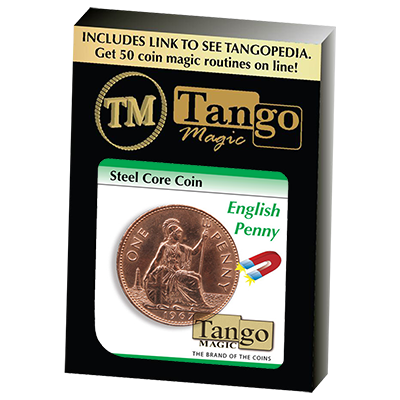 Steel Core Coin English Penny (D0031) by Tango - Trick - Got Magic?