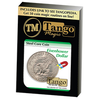 Steel Core Coin Eisenhower US Dollar (D0028) by Tango -Trick - Got Magic?