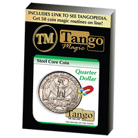 Steel Core Coin US Quarter Dollar (D0030) by Tango -Trick - Got Magic?