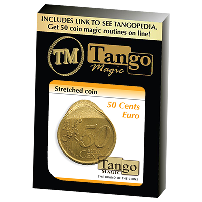 Stretched Coin 50 cents Euro by Tango - Trick (E0074) - Got Magic?