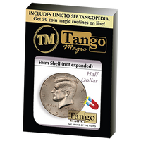 Shim Shell Half Dollar NOT Expanded (D0083) by Tango - Trick - Got Magic?