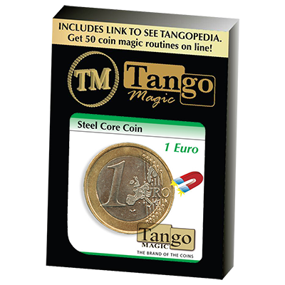 Steel Core Coin 1 Euro by Tango - Trick (E0023) - Got Magic?