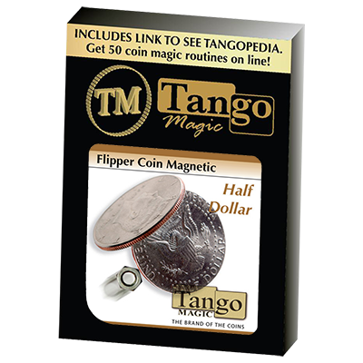 Magnetic Flipper Coin (Half Dollar)(D0042)by Tango - Trick - Got Magic?