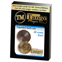 Expanded Shell Coin (20 Cent Euro) by Tango Magic - Trick (E0006) - Got Magic?