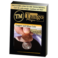 Copper Silver Coin (Half Dollar/English Penny) (D0060) by Tango - Trick - Got Magic?