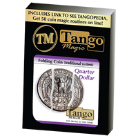 Folding Coin Quarter (D0021) (Traditional) by Tango Magic - Trick (D0021) - Got Magic?