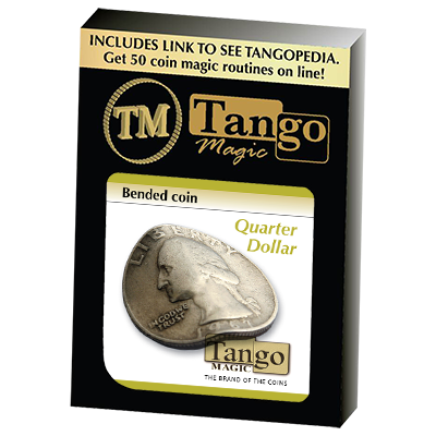 Bended Coin (Quarter Dollar)(D0097) by Tango - Trick - Got Magic?