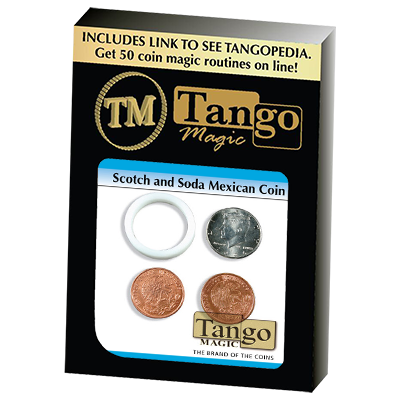 Scotch And Soda Mexican Coin  (D0050) by Tango - Trick - Got Magic?
