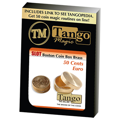 Slot Boston Box Brass 50 cent Euro by Tango -Trick (B0020) - Got Magic?