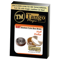 Slot Boston Box Brass half dollar (B0023)Tango-Trick - Got Magic?