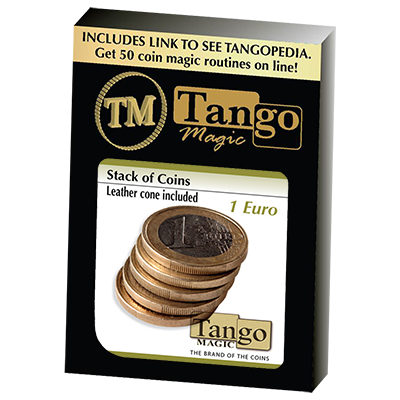 Stack of Coins (1 Euro) by Tango Magic - Trick (E0052) - Got Magic?
