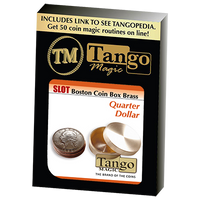 Slot Boston Box Brass Quarter by Tango -Trick (B0022) - Got Magic?