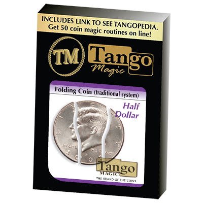 Folding Coin Half Dollar (D0020) by Tango Magic - Trick - Got Magic?
