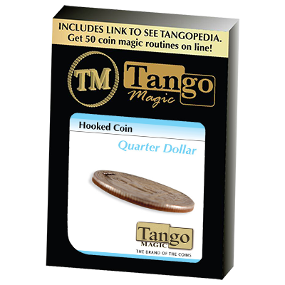 Hooked Coin Quarter by Tango - Trick (D0065) - Got Magic?