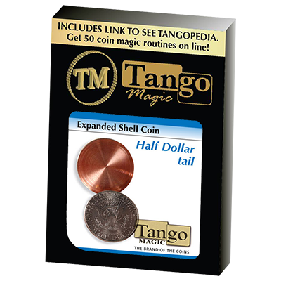 Expanded Shell Coin - Half Dollar (Tail)(D0002) by Tango - Trick - Got Magic?