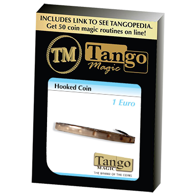 Hooked Coin (1 Euro) E0041 by Tango -  Trick - Got Magic?