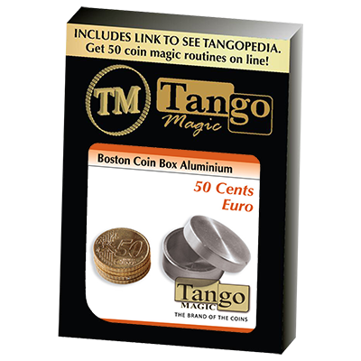 Boston Coin Box (50 cent Euro Aluminum) (A0005) by Tango - Trick - Got Magic?