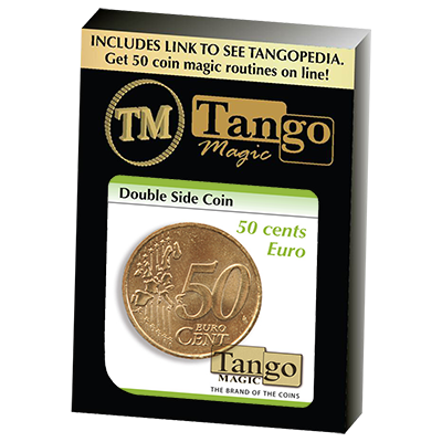 Double Sided Coin (50 cent Euro) (E0025) by Tango - Trick - Got Magic?