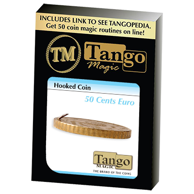 Hooked Coin (50c Euro) E0042 by Tango -  Trick - Got Magic?