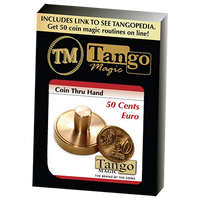 50 cents Euro Thru Hand by Tango - Trick (E0057) - Got Magic?