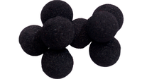 Mini Super Soft Sponge Ball (Black) Bag of 8 from Magic by Gosh - Got Magic?