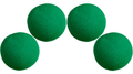 1.5 inch High Density Ultra Soft Sponge Ball (Green) Pack of 4 from Magic by Gosh