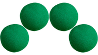 3 inch Super Soft Sponge Ball (Green) Pack of 4 from Magic by Gosh - Got Magic?