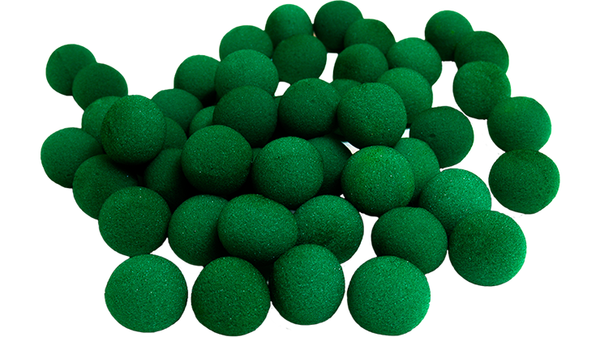 1.5 inch Super Soft Sponge Balls (Green) Bag of 50 from Magic By Gosh - Got Magic?