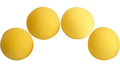 1.5 inch Regular Sponge Balls (Yellow) Pack of 4 from Magic by Gosh