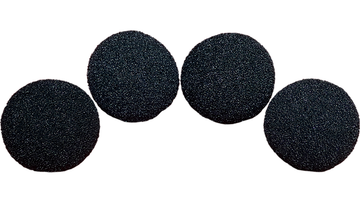 1 inch Regular Sponge Ball (Black) Pack of 4 from Magic by Gosh