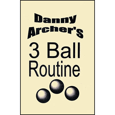 3 Ball Routine with DVD by Danny Archer - Trick - Got Magic?