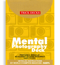 Mental Photo Deck Bicycle (Red) - Trick - Got Magic?