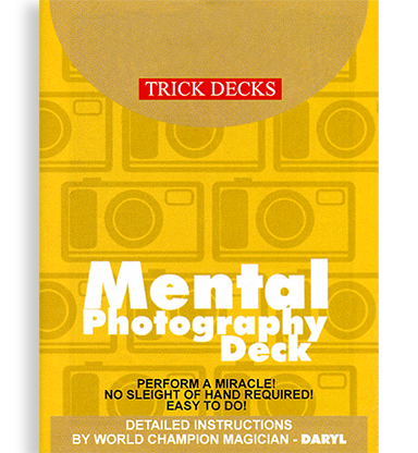 Mental Photo Deck Bicycle (Red) - Trick - Got Magic?