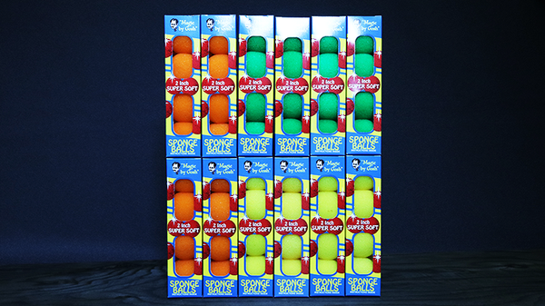 2 inch Super Soft Sponge Ball (Assorted Colors) 12 Pack from Magic by Gosh - Got Magic?