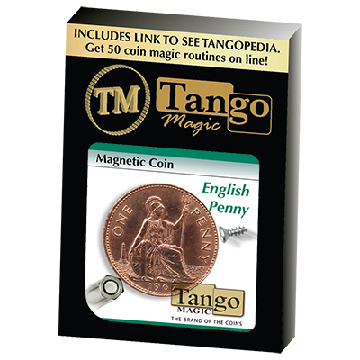 Magnetic Coin English Penny (D0027)by Tango - Trick - Got Magic?