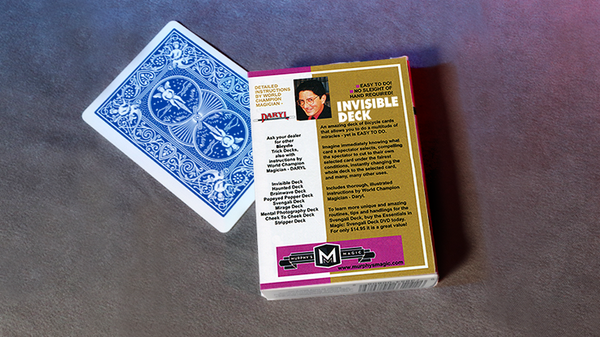Invisible Deck Bicycle (Blue) - Trick - Got Magic?