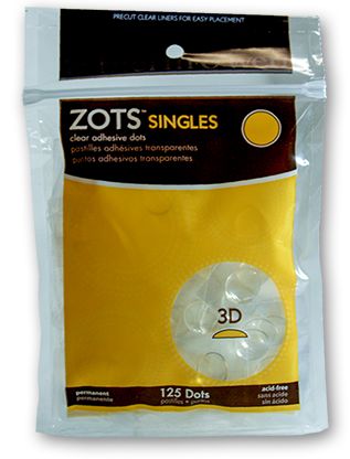 Sticky Dots 3D (125 dots 1/2" diameter) Bag of Singles - Got Magic?