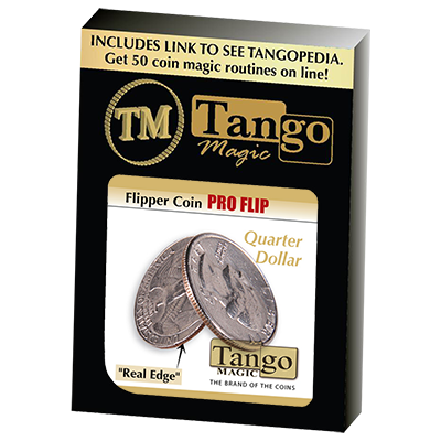 Flipper coin Pro Flip Quarter dollar (D0105) by Tango - Got Magic?