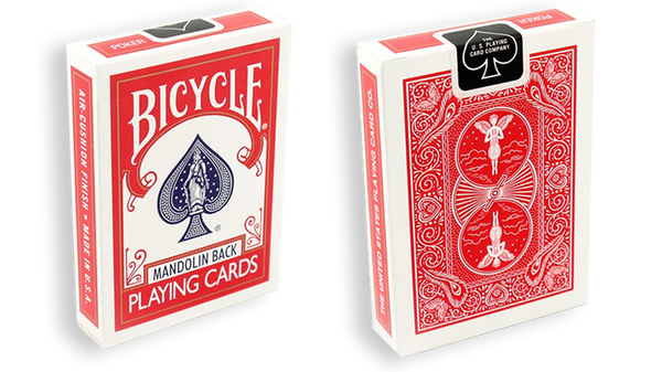Bicycle Playing Cards 809 Mandolin Red by USPCC - Got Magic?