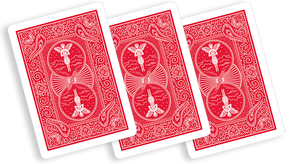 Stripper Deck Mandolin Bicycle (Red) - Got Magic?