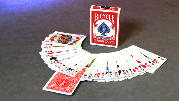 Invisible Deck Bicycle Mandolin (Red) - Got Magic?