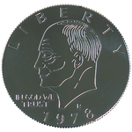 Eisenhower Palming Coin (Dollar Sized)by You Want it We Got it - Trick - Got Magic?